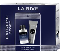 La Rive for Men zestaw prezentowy Extreme Story woda toaletowa (75 ml) + żel pod prysznic (100 ml)