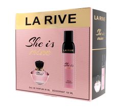 La Rive for Woman She Is Mine zestaw prezentowy (woda perfumowana 90 ml+deo spray 150 ml)
