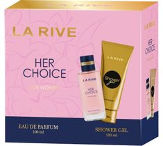 La Rive for Woman Zestaw prezentowy Her Choice woda perfumowana (100 ml) + żel pod prysznic (100 ml)
