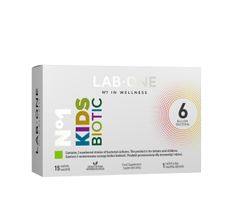 LAB ONE N°1 KidsBiotic probiotyk suplement diety podnoszący odporność dzieci 15 saszetek