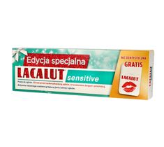 Lacalut – Pasta do zębów Sensitive 75ml + nić dentystyczna (1 szt.)