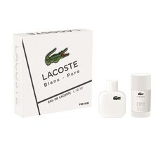 Lacoste L.12.12 Blanc zestaw woda toaletowa spray 50ml + dezodorant sztyft 75ml
