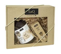 LaQ Dzikus z Lasu zestaw kosmetyków dla mężczyzn – żel pod prysznic (500 ml) + olejek do brody (30 ml