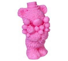 LaQ Happy Soaps mydło glicerynowe Miś z Bukietem różowy (100 g)