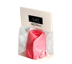 LaQ Happy Soaps Kwiat Róży naturalne mydło glicerynowe różowe (40 g)