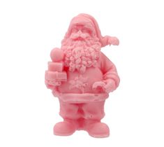 LaQ mydło glicerynowe Święty Mikołaj z prezentami różowy (50 g)