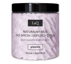 LaQ Naturalny mus do mycia i depilacji ciała Piwonia 250ml