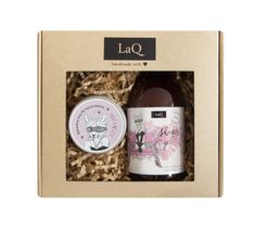 LaQ zestaw kosmetyków dla kobiet – żel pod prysznic (500 ml) + mus do mycia twarzy (100 ml)