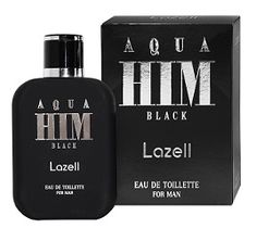 Lazell Aqua Him Black For Men woda toaletowa spray (100 ml)
