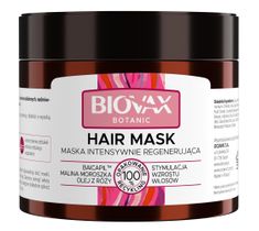 Biovax Botanic maska regenerująca Baicapil & Malina Moroszka & Olej z róży (250 ml)