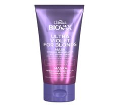 Biovax Ultra Violet intensywnie regenerująca maseczka tonująca do włosów blond i siwych (150 ml)