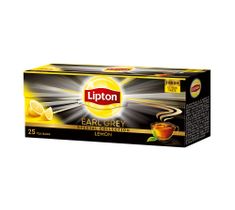 Lipton Earl Grey Lemon herbata czarna Cytryna 25 torebek 50g