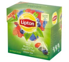 Lipton Green Tea herbata zielona Jagoda i Goji 20 torebek 28g