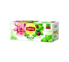 Lipton Herbata ziołowa Melisa z Wiśnią 20 torebek 26g