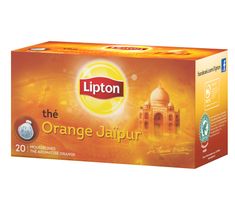Lipton Orange Jaipur herbata czarna aromatyzowana 20 torebek 40g