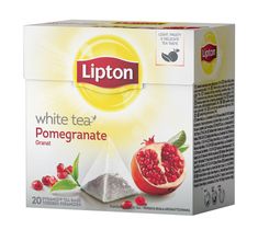 Lipton White Tea herbata biała Granat 20 piramidek 30g