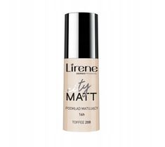 Lirene City Matt podkład matujący do twarzy 208 Toffee (30 ml)