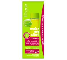 Lirene Make Me Slim! zestaw do masażu olejek antycellulitowy (100 ml) + bańka chińska