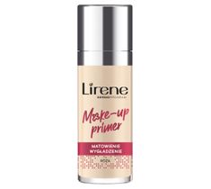 Lirene Make-Up Primer baza pod makijaż matująco-wygładzająca Róża (30 ml)
