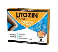 Litozin Kolagen sprawne stawy suplement diety (30 tabletek)