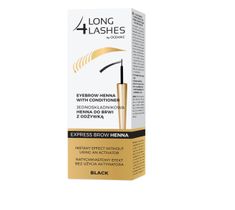 Long4Lashes – Henna do brwi z odżywką Black (6 ml)