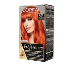 L'Oreal Feria Preference farba do każdego typu włosów bardzo Intensywna Miedź P 78 (1 op.)