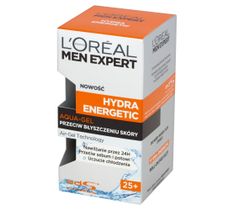 L'Oreal Men Expert Hydra Energetic Aqua-Gel przeciw błyszczeniu się skóry 25+ (50 ml)