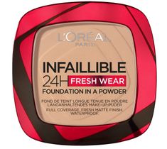 L'Oreal Paris Infaillible 24H Fresh Wear Foundation In A Powder matujący podkład do w pudrze 130 True Beige (9 g)