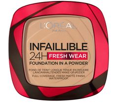 L'Oreal Paris Infaillible 24H Fresh Wear Foundation In A Powder matujący podkład do w pudrze 140 Golden Beige (9 g)