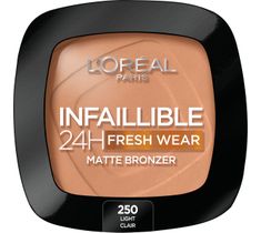 L'Oreal Paris Infaillible 24H Fresh Wear Soft Matte Bronzer matujący bronzer do twarzy 250 Light (9 g)