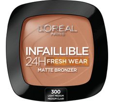 L'Oreal Paris Infaillible 24H Fresh Wear Soft Matte Bronzer matujący bronzer do twarzy 300 Light Medium( 9 g)