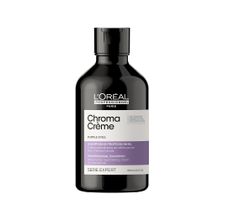 L'Oreal Professionnel Serie Expert Chroma Creme Purple Shampoo kremowy szampon do neutralizacji żółtych tonów na włosach blond (300 ml)