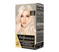 L'Oreal Recital Preference 11.11 farba do włosów bardzo jasny chłodny kryształowy blond (174 ml)