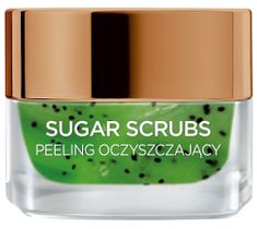 L'Oreal Sugar Scrubs peeling do twarzy odżywczy 3 cukry + nasiona kiwi (50 ml)