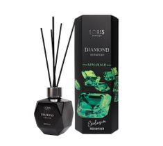LORIS Diamond Exclusive Reed Diffuser dyfuzor zapachowy z patyczkami Szmaragd 110ml