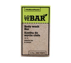 Love Bar Body Wash Bar kostka do mycia ciała Matcha & Limonka (2x30 g)