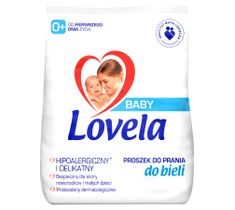 Lovela – Baby hipoalergiczny proszek do prania ubranek niemowlęcych i dziecięcych do bieli (1.3 kg)