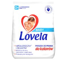 Lovela – Baby hipoalergiczny proszek do prania ubranek niemowlęcych i dziecięcych do kolorów (1.3 kg)