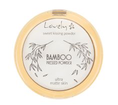 Lovely Bamboo Pressed Powder transparenty matujący puder prasowany do twarzy 10g
