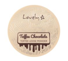 Lovely Toffe Chocolate Loose Powder czekoladowy matowy puder brązujący do twarzy i ciała z ekstraktem z nasion kakao 8g