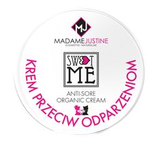 Madame Justine Sweet Me Anti-Sore Organic Cream krem przeciw odparzeniom 50ml