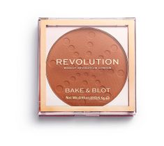 Makeup Revolution Bake & Blot – puder w kamieniu Orange (1 szt.)