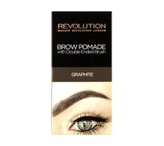 Makeup Revolution Brow Pomade pomada do brwi Graphite (2.5 g)