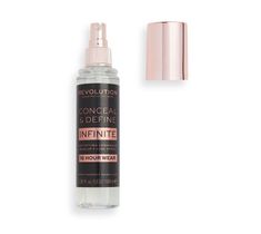 Makeup Revolution – Conceal & Define Infinite spray utrwalający makijaż z matowym wykończeniem (100 ml)