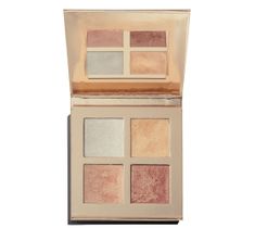 Makeup Revolution Face Quad – paleta rozświetlaczy Incande (3.5 g)