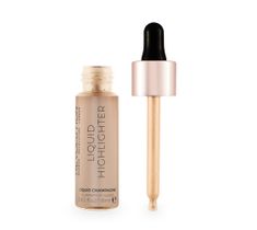 Makeup Revolution Liquid Highlighter – rozświetlacz w płynie Champagne (18 ml)