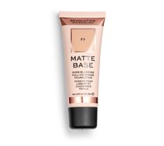 Makeup Revolution Matte Base Foundation – podkład matujący do twarzy F7 (28 ml)