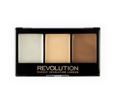 Makeup Revolution Ultra Cream Contour Kit – paletka do konturowania twarzy Lightening F01 (1 szt.)
