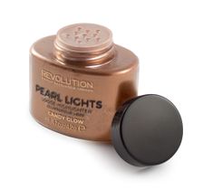 Makeup Revolution Pearl Lights Loose Highlighter – sypki puder do twarzy rozświetlający Candy Glow (25 g)