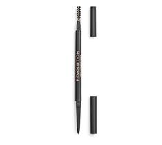 Makeup Revolution Precise Brow Pencil – dwustronna kredka do brwi Dark Brown (1szt)